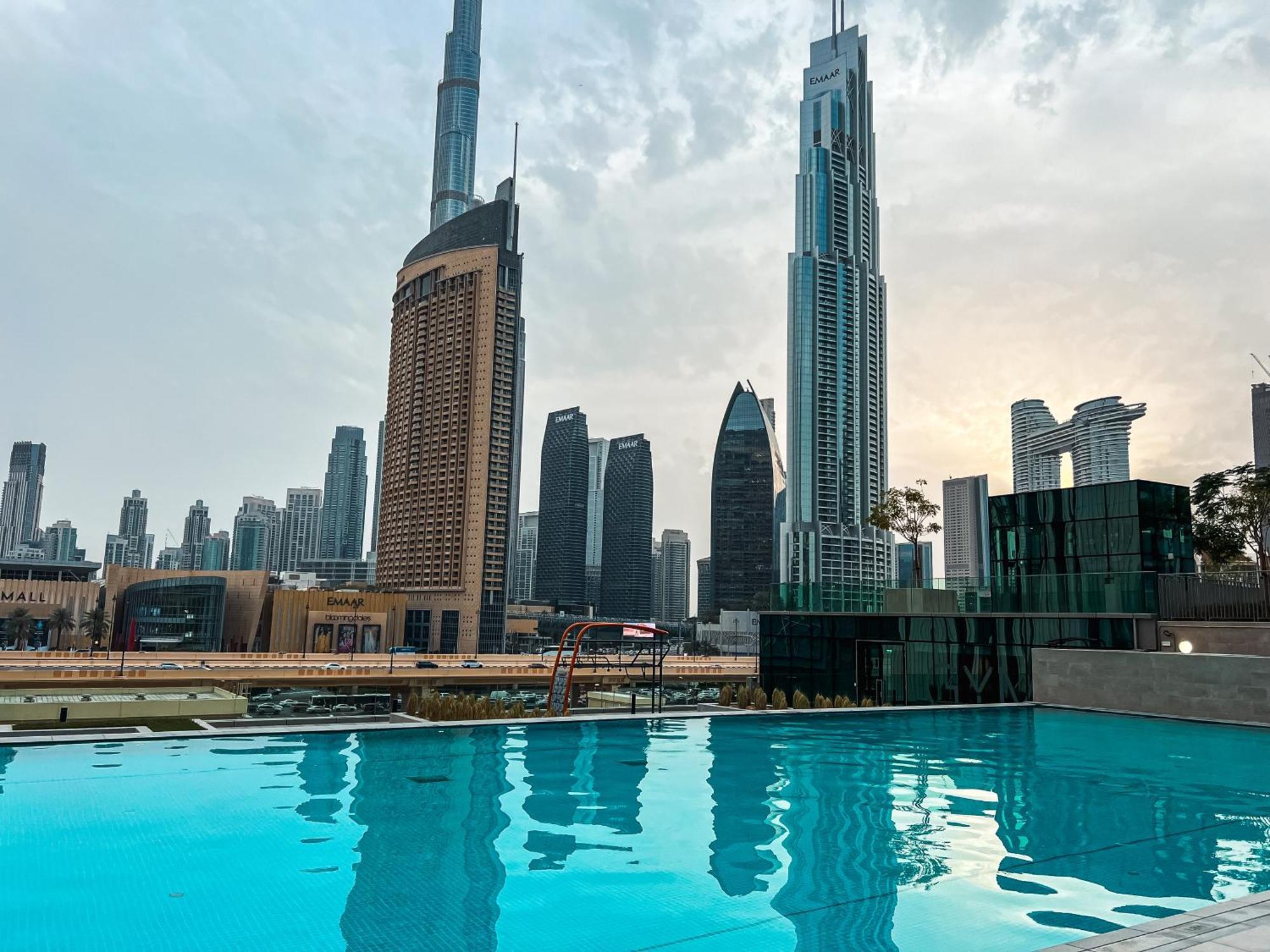 Апартаменты Stunning Burj View Dubai Mall Access Infinity Pool Экстерьер фото