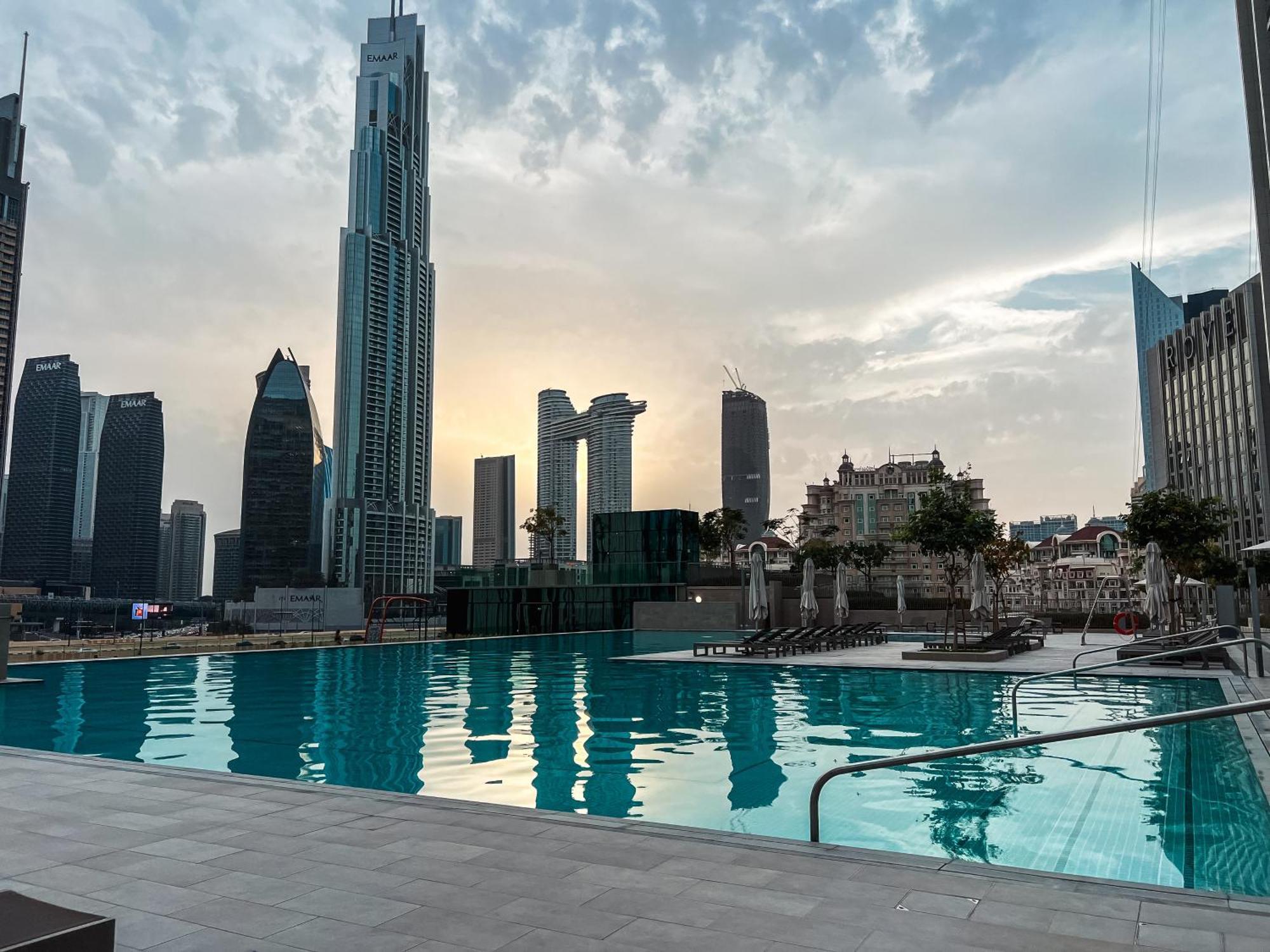 Апартаменты Stunning Burj View Dubai Mall Access Infinity Pool Экстерьер фото